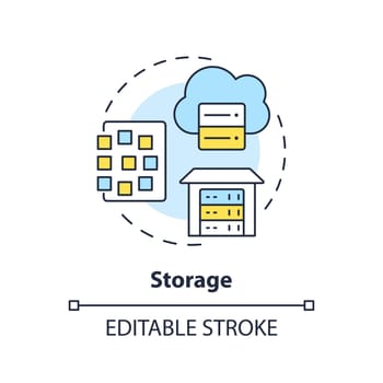 Storage concept icon