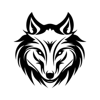 Wolf head simple icon. Vector Illustration EPS10