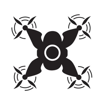 drone sign symbol white background
