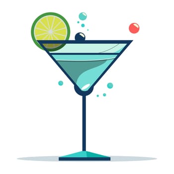Alcohol cocktail vector illustration. EPS10