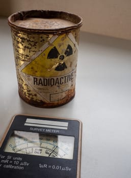 Radiation measurement with radiation survey meter