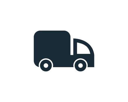 Trucking Service, Delivery Services Icon Vector Logo Template Illustration Design