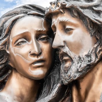 Jesus and Mary statue