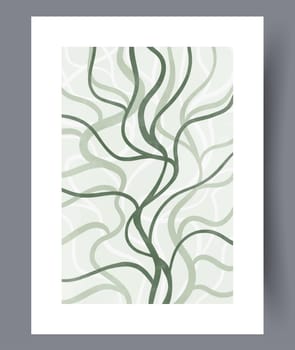 Abstract tracery linear chaos wall art print. Wall artwork for interior design. Printable minimal abstract tracery poster. Contemporary decorative background with chaos.