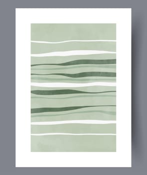 Abstract lines parallel stripes wall art print. Contemporary decorative background with stripes. Wall artwork for interior design. Printable minimal abstract lines poster.
