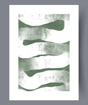 Abstract line tortuous path wall art print. Wall artwork for interior design. Contemporary decorative background with path. Printable minimal abstract line poster.