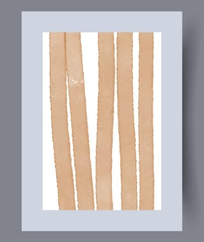 Abstract stripes vertical minimalism wall art print. Wall artwork for interior design. Printable minimal abstract stripes poster. Contemporary decorative background with minimalism.