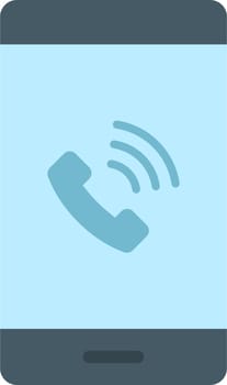Dial Call icon vector image.