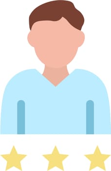 Employee Ratings icon vector image.
