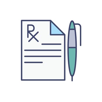 Medical Record related vector icon.