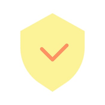 Cyber security flat color ui icon