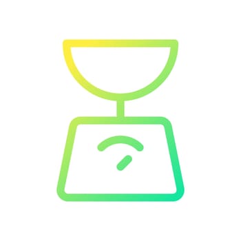 Shipping scales pixel perfect gradient linear ui icon
