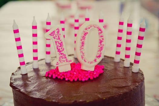 10th Birthday Cake decoration