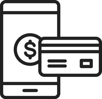 Cashless Payment icon vector image.