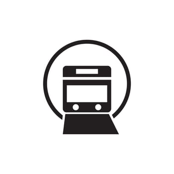 train icon logo vector