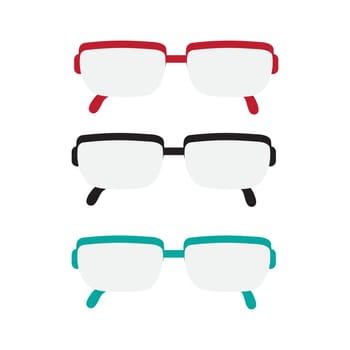 eye glass logo vector