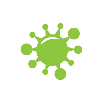 bacteria illustration logo vector