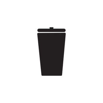 dustbin illustration logo vector free