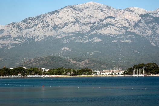 View of the Kemer bay