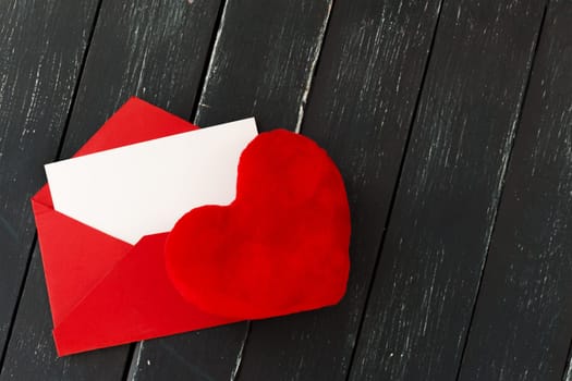 Envelope Mail with Red Heart