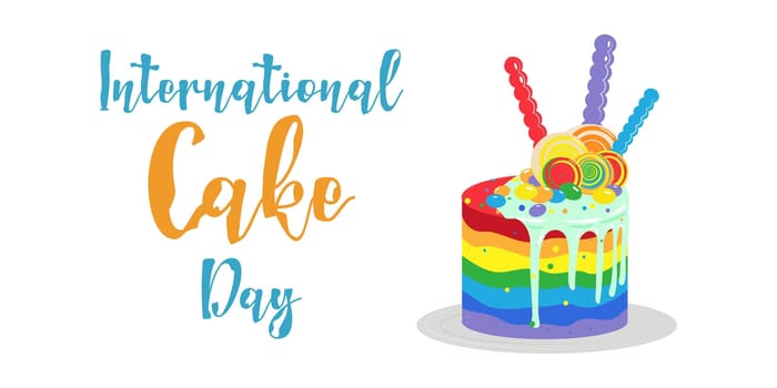 International Cake Day poster with the inscription