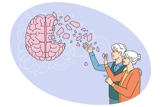 Elderly people suffer from memory loss