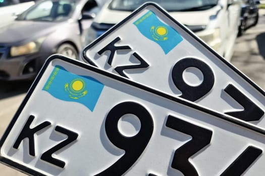 New state registration numbers of the car when registering in Kazakhstan