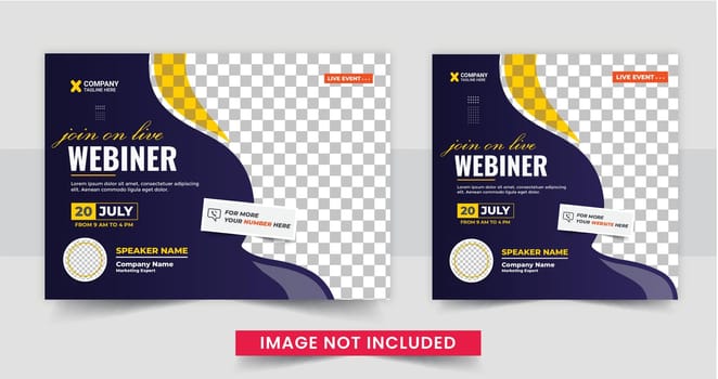 Corporate horizontal business conference flyer template