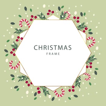 Holiday Christmas card. Christmas template for banner, ticket, leaflet, card, invitation, poster and so on