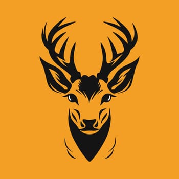 Deer head logo design inspirations vector