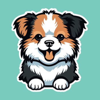Kawaii and Cute Puppy Dog Sticker