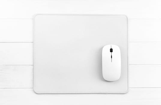 Computer mouse on mouse pad