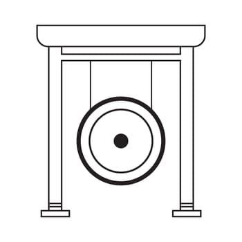 Gong vector icon