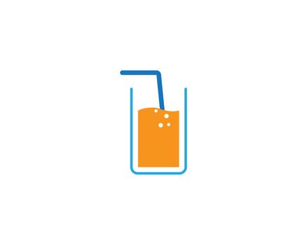 Fresh juice icon illustration