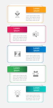 Financial prosperity of business infographic chart design template