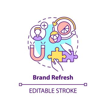 Brand refresh concept icon