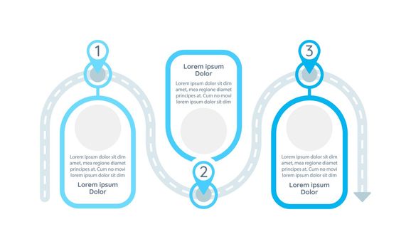 Problem-solving process vector infographic template