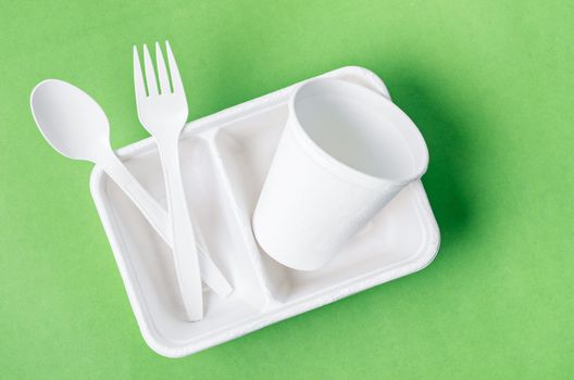 Eco friendly biodegradable paper disposable for packaging food.