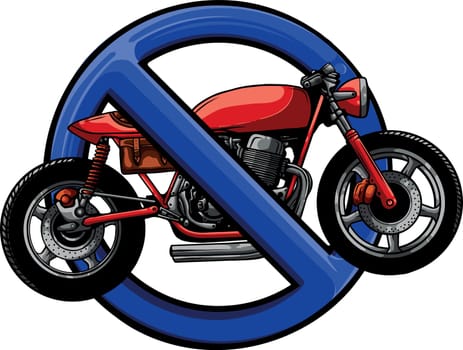 Cafe racer motor bike vector illustration design