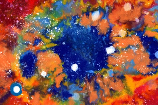 Celestial Watercolor: Exploring Space and Galaxies