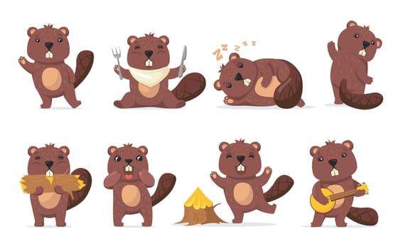 Funny beaver set