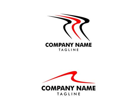 Set of Initial Letter R Logo Template Design