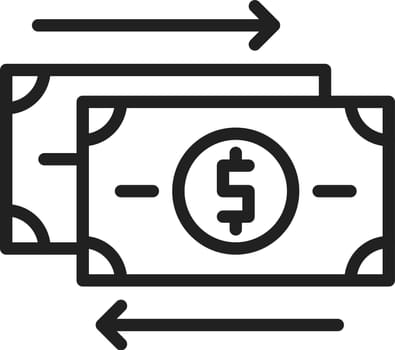 Cash Flow Icon Image.