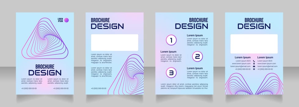 Digital process automation blank brochure design