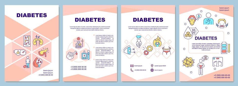 Diabetes brochure template
