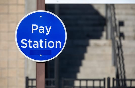 pay station sign