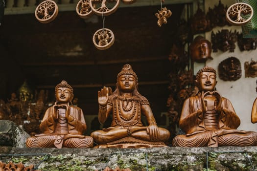 Buddha decorative statues with different hands gestures