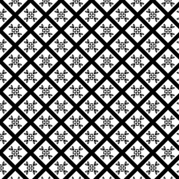 Abstract geometric shape pattern with black and white colour for background