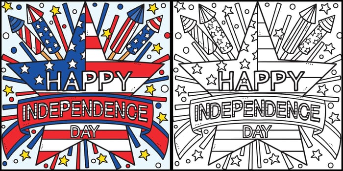 4th Of July Happy Independence Day Illustration