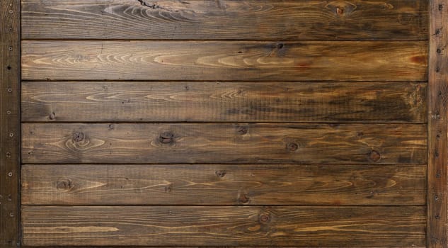 Dark brown wooden planks for a background
